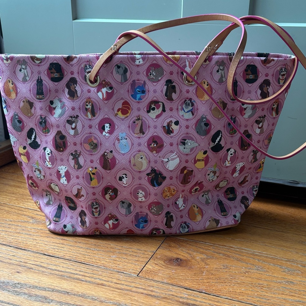Dooney & Bourke Pink Dog Tote - Picture 2 of 9